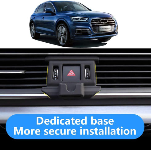 LUNQIN Car Phone Holder for Audi Q5 2018-2024 and Audi SQ5 2018-2024 Auto Interior Accessories Best Phones Mount Cell Cellphone Mobile Cradle Char...