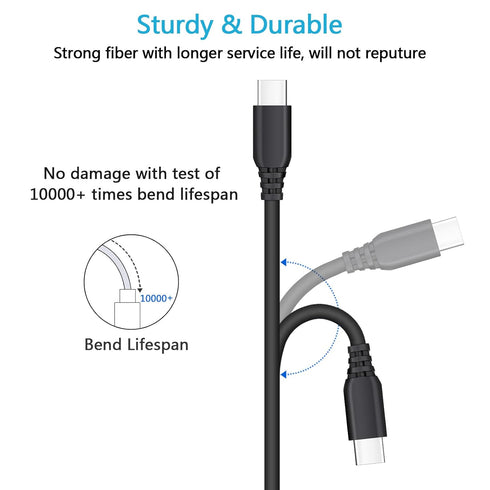 1Pack (6ft) Samsung Super Fast Charging Cable for Samsung Galaxy Z Fold 6 Flip 6 S24 Ultra Plus S23 S22 S21+ S20 FE 5G, A55 A35 A25, Laptop, Table...