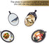 PH PandaHall 24pcs 30x40mm Pendant Trays for Jewelry Making Black Oval Blank Bezel Pendant Trays Settings and Glass Cabochon Memorial Photo Charms...