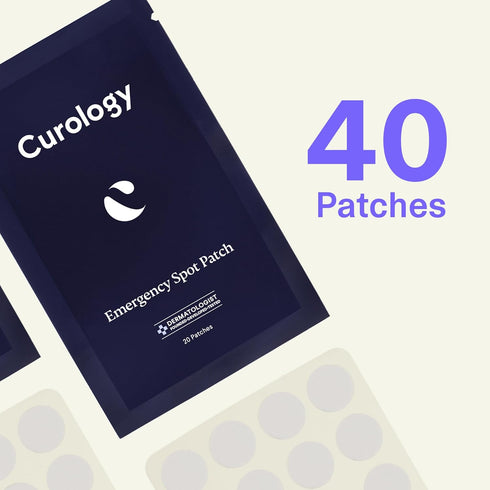 Curology Emergency Spot Pimple Patches for Face, Hydrocolloid Pimple Patches Fast-Acting Support, Spot Concealing and Oil Absorbing, 40 Count...