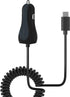 Cellet High Powered 3Amp, Fast Charging 15Watt, Dual USB Port Car Charger with 4ft Long Type-C Cable Compatible for BlackBerry Keyone/Essential Ph...