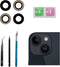 2 Pcs/Set Back Rear Camera Lens Replacement for iPhone 14 for iPhone 14 Plus, Rear Glass Camera Lens Cover Back Camera Glass Lens Replacement with...