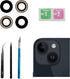 2 Pcs/Set Back Rear Camera Lens Replacement for iPhone 14 for iPhone 14 Plus, Rear Glass Camera Lens Cover Back Camera Glass Lens Replacement with...