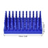 uxcell Polypropylene Test Tube Stand Holder Rack 66 Wells for 10-15mm Tubes Blue...