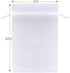 Sets of 50 Gift Bags Organza 4x6 Inch White Drawstring Sheer Fabric Solid Color Recycle Pouch for Jewelry Bracelets Food Baby Shower Christmas Par...