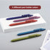 Gel Pens, 10 Pcs 0.5mm Black Ink Pens Fine Point Smooth Writing Pens with Silicone Grip, High-End Series Metal Clip Retractable Pens for Journalin...