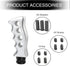 1 PC Car Shift Knob Protective Cover with Adapters, Anti-Slip Waterproof Metal Vehicle Gear Lever Decoration, Universal Manual Automotive Shift Kn...
