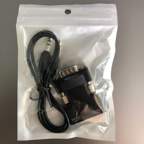 VGA to HDMI VGA to HDMI-Compatible Adapter Converter 1080P HDMI-Compatible Female to VGA Adapter for PC Laptop HDTV Movie Projector...