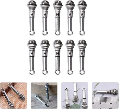 Toyvian Dollhouse Decor Musical Doll 1 12 Scale miniature microphone mini musical instruments miniature musical instruments Dollhouse Accessories,...