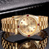Reginald Mens Watches Hands Sapphire Full Gold Stainless Steel Quartz Dial Unisex Watch...