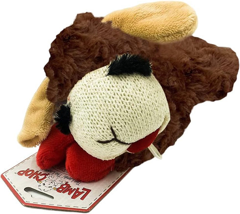 Multipet Officially Licensed Brown Mini Lamb Chop, 6" Plush Squeak Pet Toy...
