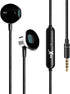 Wired Earbuds with Microphone, 3.5mm Corded Headphones with Volume Control Compatible with iPhone/iPad/iPod/Computer/Laptop, Black...