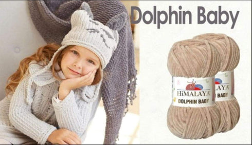 Himalaya Dolphin Baby (4-Pack) 4x100 gr Chenille Velvet Blanket amigurumi Yarn Super Bulky 524 yds (311)...