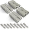 6-10 Gauge Battery Quick Connector 50A 12-36V Battery Quick Disconnect Battery Quick Wire Harness Plug Kit for Car Bike ATV Winches Lifts Motors M...