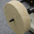Luo ke 5 Pcs 3'' Compressed Wool Polishing Wheel, 3/8 Inch Arbor Hole Wool Felt Buffing Wheels for Bench Grinder or Die Grinder etc...