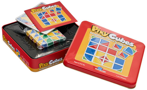Pixy Cubes Matching Pattern Design Game Speed or Memory Rules with Cubes in Tin Box by Blue Orange Games, 1 to 4 Players, Ages 6+...