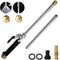 Power Washer Hydro Jet Power Cleaning Tool, Extra Long Extendable Garden Sprayer Wand, Gutter Cleaner, Pet Window Cleaning Tool (black)...