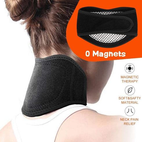 Thermal Magnetic Therapy Neck Relaxer Belt, Neck Warmer Neck Brace Soft Support for Neck Pain Relief, Gifts for Men& Women (No Magnet)...