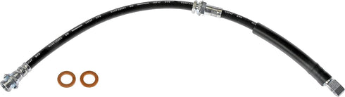 Dorman H38181 Front Driver Side Brake Hydraulic Hose Compatible with Select Chevrolet / Pontiac Models, Black...
