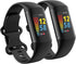2 Pack Waterproof Bands Compatible with Fitbit Charge 5 / Fitbit Charge 6 for Women Men, Classic Soft Sports Replacement Wristbands for Women Men ...