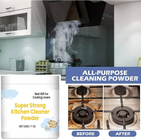ANRUI Super Strong Kitchen Cleaner Powder,Powerful All Purpose Cleaning Powder,Multifunctional Cleaning Powder,Stainless Steel & Heavy Duty Degrea...