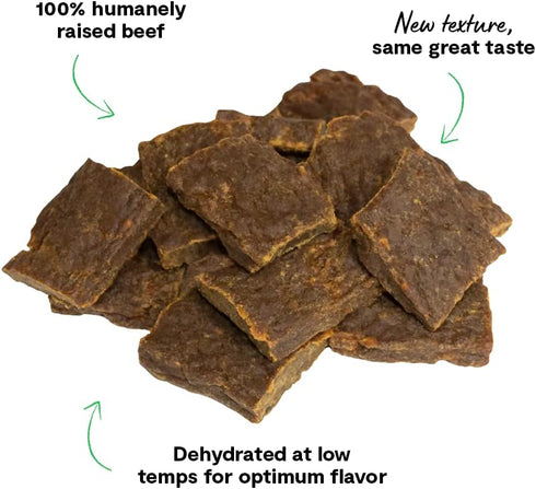 Open Farm Dehydrated Beef Grain-Free Dog Treats, 100% Grass-Fed Beef Recipe with Natural Simple Ingredients and No Artificial Flavors or Preservat...