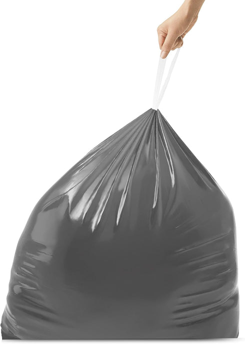 simplehuman Code J 80 Count, Genuine Odorsorb Custom Fit Liners, Drawstring Odor Absorbing Trash Bags in Dispenser Packs, 30-45 Liter / 8-12 Gallo...