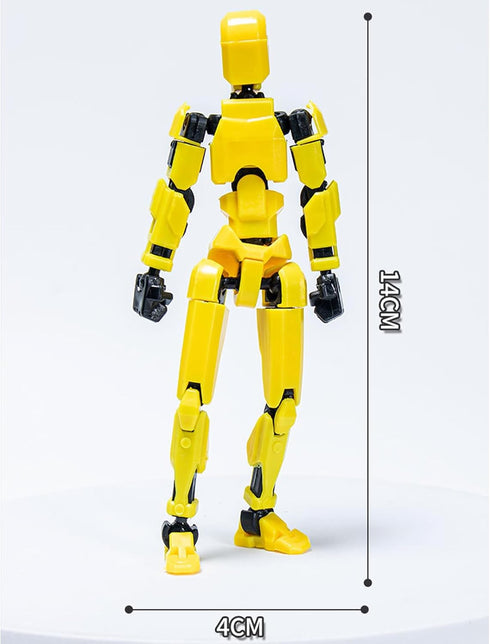 Lucky 13 Action Figures - (Assembly Completed) Titan 13 Action Figure, T13 Action Figure 3D Printed Multi-Jointed Movable,Desktop Decorations for ...