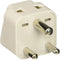 CKITZE BA-10-3P Grounded Universal 2-in-1 Type D Plug Adapter - 3 Pack...