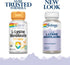 SOLARAY L-Lysine Monolaurin Immune Support Supplement, 1:1 Ratio for Immune System Function, Skin and Gut Health Support, 500 mg Each, 60-Day Mone...