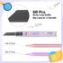 36 Pcs Mechanical Pencil Set, 12 Pcs Pastel Cute Mechanical Pencils 0.5 mm 0.7 mm with 8 Tubes HB Resin Refills, 4 Pcs Erasers and 12 Pcs Cap Eras...