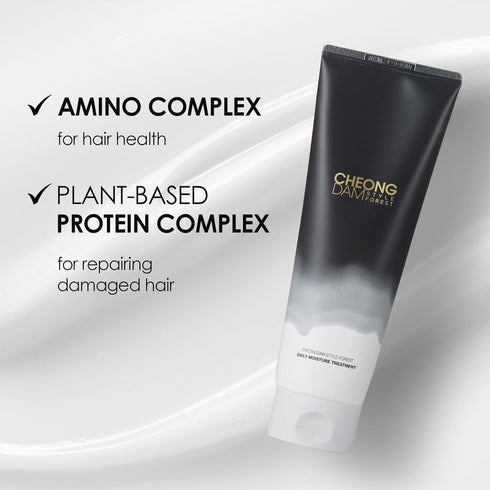 CHEONGDAM STYLE FOREST DAILY MOISTURE TREATMENT Hydrate Dry Hair Damage Repair Korean Deep Conditioning Hair Mask Deep Conditioner for Silky Hair ...