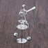 Veemoon Perpetual Motion Desktop Ornament Metal Balance Decoration Small Physics Decor Perpetual Motion Machines Energy Desk Mini Iron Art Decor f...