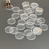 30Pcs 37.5mm wide Round Clear Action Figure Display Stands Fit for 3.75” MODERN Star Wars / MODERN Gi Joe / Marvel Legends Figure toy...