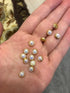 AB Crystal Pearls Beads Silver/Gold Claw Rhinestones Round Sew On Clothing Stones (AB Gold Claw, 8MM)...