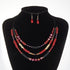 Layered Clay Bead Necklaces for Women Boho Beaded Statement Necklace Costume Jewelry Sets for Women Mothers Day Gifts...