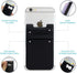 Phone Card Holder Stretchy Wallet Pocket Credit Card ID Case Pouch Sleeve Adhesive Sticker Compatible with iPhone Samsung Galaxy Android Smartphon...