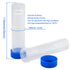 Ackers Science 25pcs-50ml Plastic Centrifuge Tubes Skirted Conical Bottom, Graduated Marks, Blue Screw Cap...