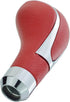 Leather Covered Stick Shift Knobs, MT Gear Car Shifter Handle Fit Most Manual Transmissions, Red...