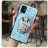 Cute Cartoon Case Compatible with Samsung Galaxy A71 5G Cases Slim Silicone Fit Protective Phone Cover with 3D Liquid Glitter Clear Kickstand Shoc...