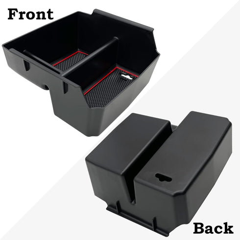 Compatible with Jeep Wrangler JK and JKU Accessories 2011-2018 Center Console Organizer Tray (Red)...