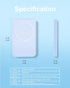 Miady Magnetic Wireless Portable Charger 5000mAh, USB C PD 20W Fast Charging Power Bank, Magnetic Battery Compatible with iPhone 14, 14 Pro, 14 Pr...