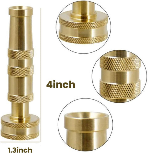 Garden Hose Nozzle, High Pressure Water Hose Nozzle Sprayer Head,fits 3/4” Garden Hose Thread,for Lawn & Garden,Washing Cars,Watering Garden,Clean...