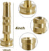 Garden Hose Nozzle, High Pressure Water Hose Nozzle Sprayer Head,fits 3/4” Garden Hose Thread,for Lawn & Garden,Washing Cars,Watering Garden,Clean...