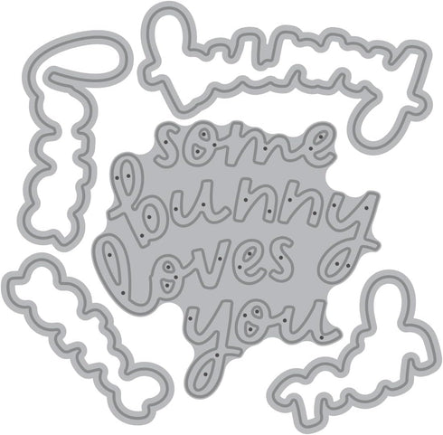 Some Bunny, Essentials by Ellen Designer Die cuts, Sentiments Easter Spring Love. DIY cutting dies for card making and scrapbooking...
