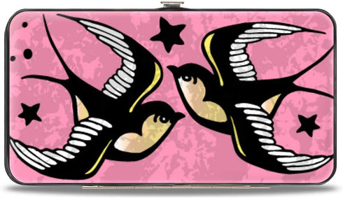 Buckle-Down womens Buckle-down Hinge - Lucky Close-up Pink Wallet, Multicolor, 7 x 4 US...