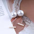 Boho Pearl Ear Jackets Earrings Gold Pearl Stud Earrings Vintage Pearl Front Back Earrings Double Side Pearl Earrings Jewelry for Women...
