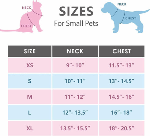 PHOEPET Step-in Dog Harness,Reflective Adjustable Dog Vest Harness, Soft Pet Walking Jacket with 2 Metal Leash Hooks for Dog and Cat(Baby Blue Bas...