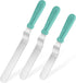 Icing Spatula, U-Taste Offset Spatula Set with 6", 8", 10" Blade, 18/0 Stainless Steel with PP Plastic Handle Angled Cake Decorating Frosting Spat...