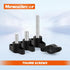 M6 x 15mm Z Type Handle Thumb Screws Plastic Head Mechanical Handle Bolts T-Shaped Wing Adjustable Knobs Carbon Steel, 5 PCS...
